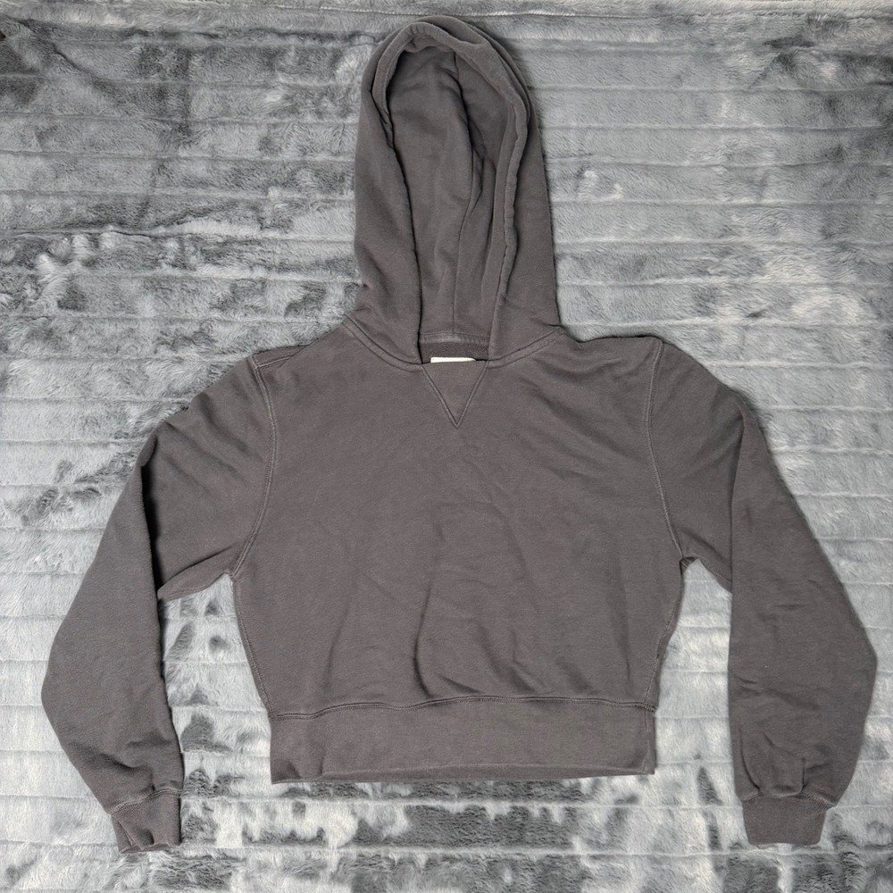 Abercrombie & Fitch Soft AF Collection Cropped Hoodie Gray XS 608547608